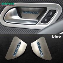 2pcs Stianless Steel  Interior Door Handle Sticker For  Scirocco 2009 To 2016 - $71.96