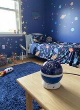 Star &amp; Moon Projector Night Light – 6 Light Modes LED Lamp for Kids Bedroom - $22.78