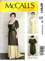 McCalls M7941 Misses 14 to 22 Historical Costume Titanic Dress Pattern New - £13.10 GBP