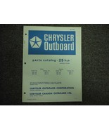 1973 Chrysler Outboard 25 HP Parts Catalog Manual Tille FACTORY - €21,15 EUR 1973 Chrysler Outboard 25 HP Parts Catalog Manual Tille FACTORY - €21,15 EUR