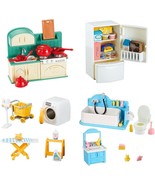 Takihon Dollhouse Furniture, Kitchen &amp; Bathroom Toy Set,Fridge, Boys &amp; G... - $43.76 CAD