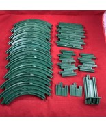 Lot of 22 GeoTrax Green Gripper Track Fisher Price Train Straight Curve ... - $703.06 MXN