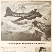 1944 Studebaker Boeing Flying Fortress Advertisement WW2 Era Military Na... - €30,02 EUR