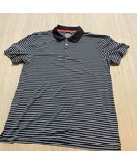 The Foundry Big &amp; Tall Mens Dark Charcoal White Short Sleeve Polo T-Shir... - $13.55