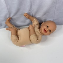 Vintage 1999 My Twinn Baby Doll Laying Down Giggling Brown Eyes 16&quot; - £139.09 GBP