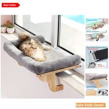 Adjustable Cat Window Seat - 24'' Orthopedic Hammock for Large Cats &amp; Ki... - $52.42