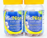 MidNite Gummies Drug Free Sleep Aid Cherry 3mg Melatonin Herbs Lot of 2 ... - £33.45 GBP