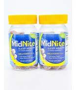 MidNite Gummies Drug Free Sleep Aid Cherry 3mg Melatonin Herbs Lot of 2 ... - £33.35 GBP