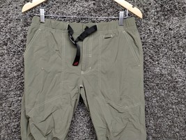 Gramicci Hiking Skate Pants Men S / 32 30x32 Olive Green Belted Nylon Ou... - £36.45 GBP