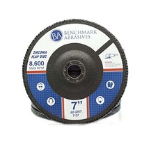 Benchmark Abrasives 7&quot; X 7/8&quot; Premium High Density Jumbo, (10 Pack) 60 Grit - $64.75