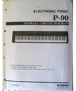 Yamaha P-90 Digital Electronic Piano Original Overall Circuit Diagram Sh... - €43,00 EUR