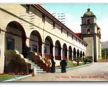 Santa Barbara Mission Coridor Arches Santa Barbara CA DB Postcard U19 - $2.63