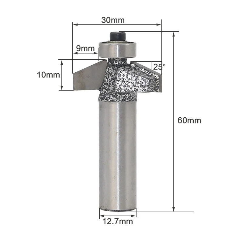 12.7mm shank -1PCS,free shipping wor router bit,cnc solid carbide engraving  mil - £152.63 GBP