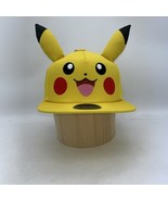 NWT Pokémon Pikachu Adult Adjustable SnapBack Trucker Hat 3D Ears OSFM C... - $27.34 CAD