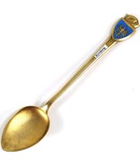 Nurnberg Nuremberg Germany Souvenir Spoon Gold Wash Silver Enameled Coat... - £12.85 GBP
