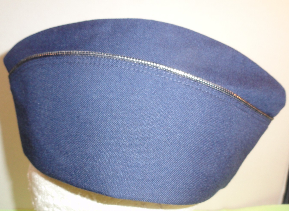 USGI BERNARD USAF AIR FORCE BLUE GARRISON UNIFORM OFFICER CAP HAT MENS 6... - $21.92