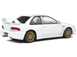 1998 Subaru Impreza 22B RHD (Right Hand Drive) Pure White with Gold Wheels 1/18  - £64.05 GBP