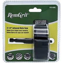 Disston E0104584 2-1/2-Inch RemGrit Carbide Grit Arbored Hole Saws 64mm - $36.33 CAD