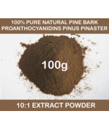 100% PURE NATURAL PINE BARK PROANTHOCYANIDINS PINUS 10:1 EXTRACT POWDER ... - $32.22 CAD