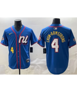Men&#39;s All Stars 2025 Chicago Cubs 4 Pete Crow-Armstrong Baseball Js Blue - $1,257.00 MXN