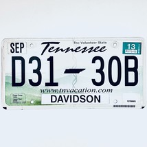 2013 United States Tennessee Davidson County Passenger License Plate D31... - $225.96 MXN