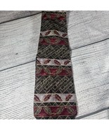 Bill Blass Black and Red Geometric Tie - €8,58 EUR
