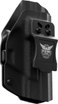 - Black - inside Waistband Concealed Carry - IWB Kydex Holster - Adjustable Ride - £53.75 GBP