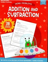 Addition and Subtraction Word Problems Reproducible Educational Workbook - £5.58 GBP