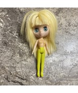LITTLEST PET SHOP BLYTHE MINI DOLL 4.5” BLONDE GREEN LEGS EYELASHES - $92.82 MXN