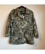 Banana Republic Women Small Modern Fit Utility Jacket Green Camo Button ... - $828.98 MXN