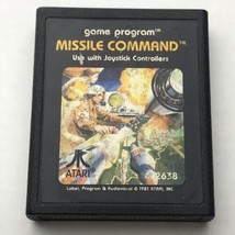 Missile Command ATARI Vintage Video Game Cartridge 1981 Classic Arcade 80s - £7.86 GBP