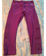Women&#39;s Leggings Size Small Petite RBX Plum Purple - £7.04 GBP