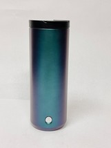 Starbucks Blue Green Iridescent Steel Vacuum Insulated Tumbler 16 OZ The... - $82.17