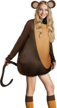 HOMELEX Animals One Piece Adult Womens Jumpsuit Costume with Hair Bands MONKEY image 5