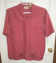 Cubavera Short Sleeve Shirt Size: L Large - $5.98