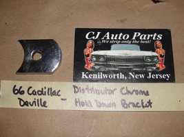 OEM 1966 66 Cadillac DeVille 429 ENGINE CHROME DISTRIBUTOR HOLD DOWN BRA... - $74.24