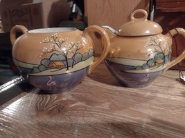 Vintage Hand Painted Tea Set Made In Japan Porcelain - $34.95