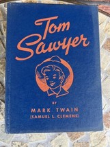 Tom Sawyer Mark Twain Samuel Clemens Whitman 1944 Vintage Illustrated Ha... - £5.96 GBP