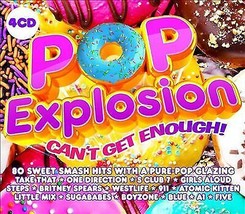 Various Artists : Pop Explosion: Can&#39;t Get Enough CD Box Set 4 discs (2020) Pre- - £11.97 GBP