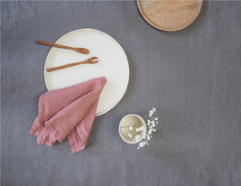 100PC Dusty Pink Napkin Cotton Dinner/Kitchen Table Cloth Indian Soft Napkins - $12.04+