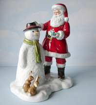 Royal Doulton Santa&#39;s Snow Buddy 2019 Father Christmas Figurine 9.5&quot;H HN5922 New - £172.13 GBP
