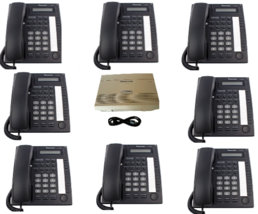 Panasonic KX-TA824 Phone System Control Unit w/ 8 KX-T7730 Phones - £1,115.46 GBP