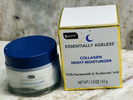 b.pure Essentially Ageless Collagen Nourishing Moisturizer 1.5 oz. Night - £7.64 GBP