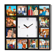 Hank King Of The Hill TV Show Clock with 12 pictures - £25.09 GBP