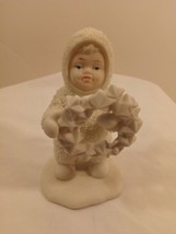 Vintage Dept 56 Snowbabies &quot;I Made This Just For You&quot; Figurine 1990- Collectible - £13.45 GBP