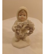 Vintage Dept 56 Snowbabies &quot;I Made This Just For You&quot; Figurine 1990- Col... - £13.18 GBP