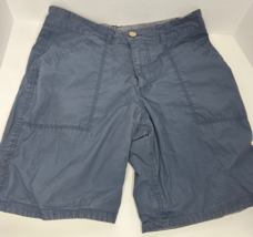 Reversible Solid Blue and Checked Blue Shorts Mens 30x8 - $19.32 CAD