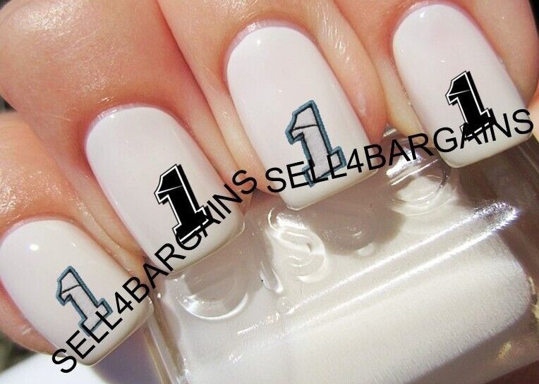 Nascar Driver ROSS CHASTAIN #1 Two Colors NASCAR AUTO RACING》Nail Art Decals