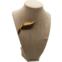 Vintage Napier gold tone abstract wave or bird brooch - £11.98 GBP