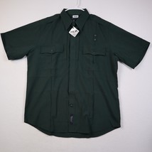 5.11 Tactical Shirt Men L Green Patrol EMT B-Class Duty Uniform Short Sleeve NWT - £23.63 GBP